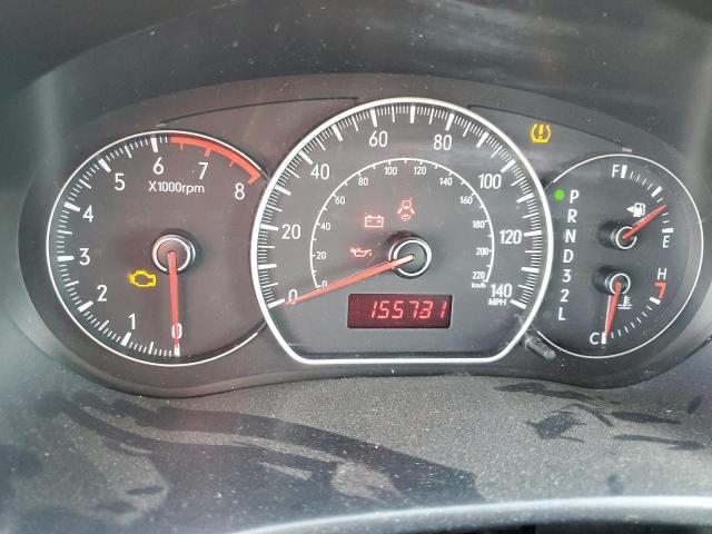 JS2YB413875104607 - 2007 SUZUKI SX4 ORANGE photo 9