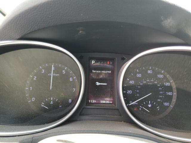 5XYZW4LA9JG523904 - 2018 HYUNDAI SANTA FE S SILVER photo 9