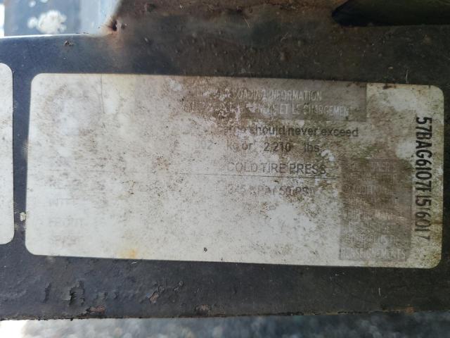 57BAG6107F1516017 - 2015 UTILITY TRAILER Qara foto 10