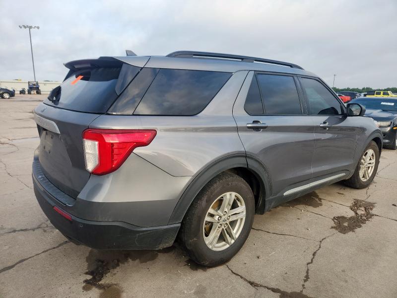 1FMSK7DH0MGA82297 - 2021 FORD EXPLORER XLT 灰色 照片 3