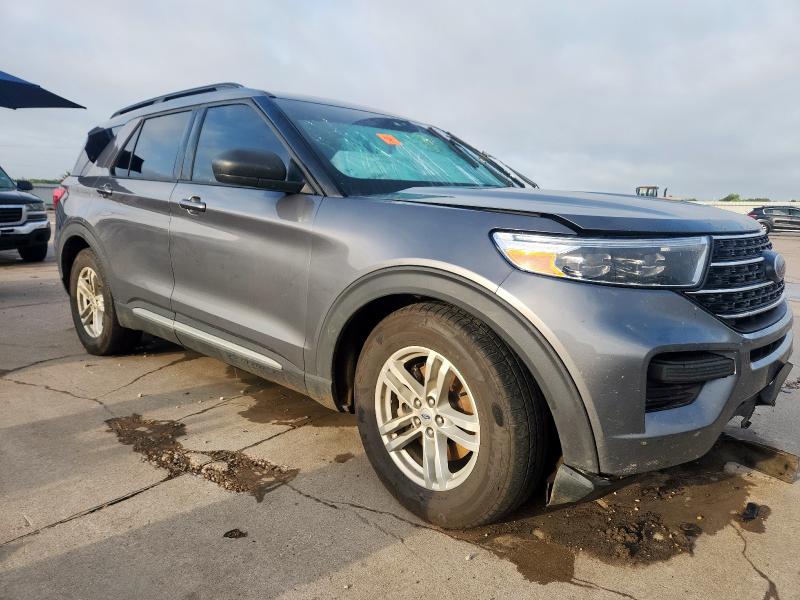 1FMSK7DH0MGA82297 - 2021 FORD EXPLORER XLT 灰色 照片 4