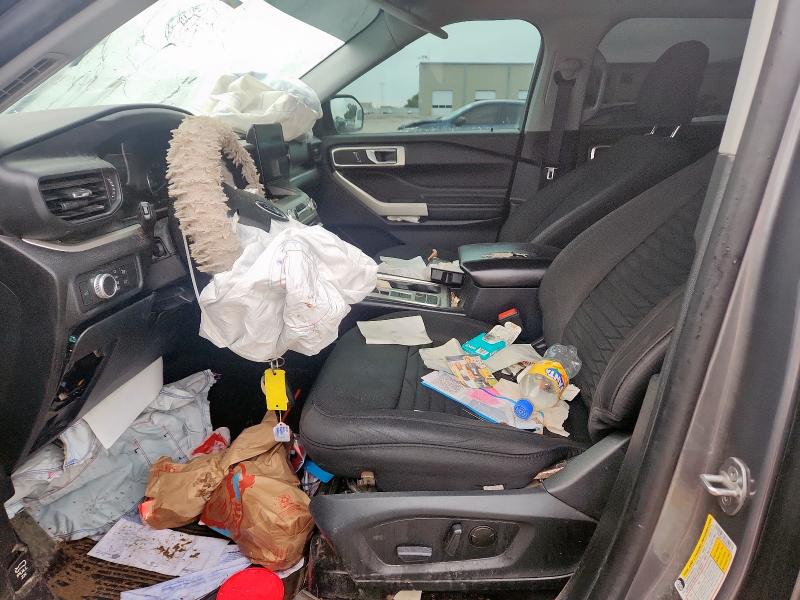 1FMSK7DH0MGA82297 - 2021 FORD EXPLORER XLT 灰色 照片 7