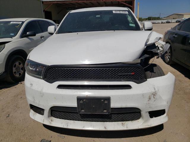 1C4RDJDG1KC722572 - 2019 DODGE DURANGO GT WHITE photo 5