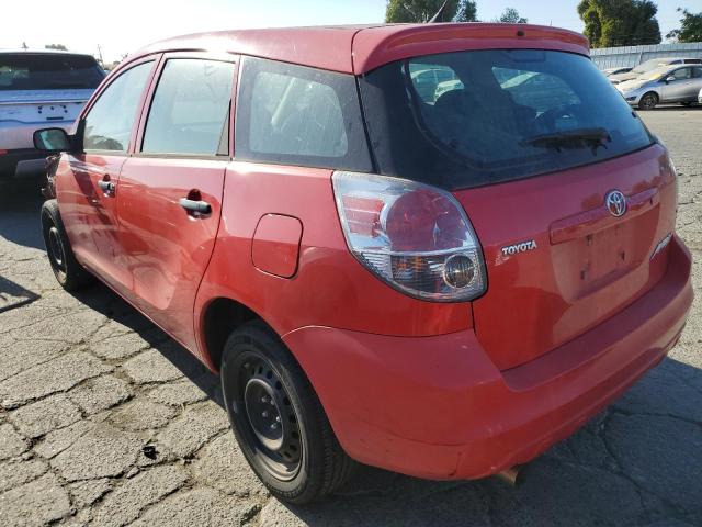 2T1KR32E18C711684 - 2008 TOYOTA COROLLA MA XR RED photo 2