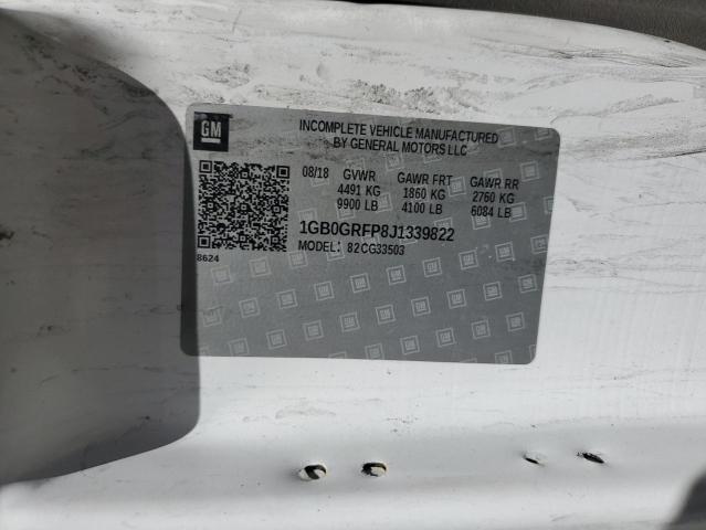 1GB0GRFP8J1339822 - 2018 CHEVROLET EXPRESS G3 WHITE photo 12