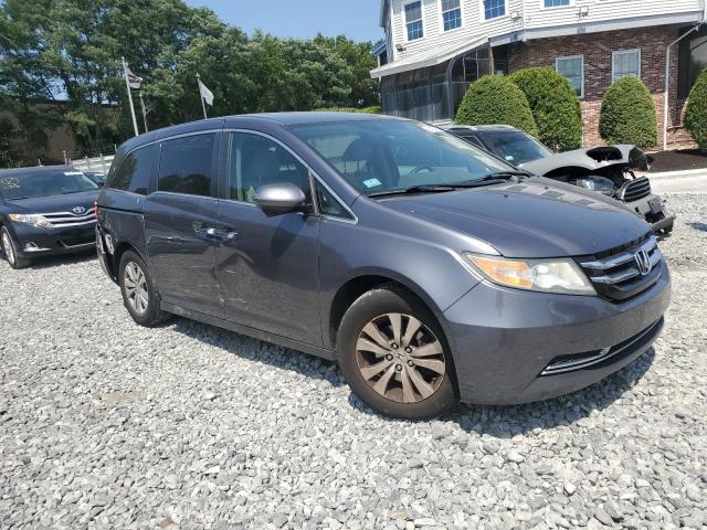 5FNRL5H45HB025346 - 2017 HONDA ODYSSEY EX GRAY photo 4