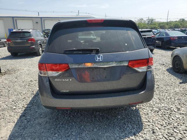 5FNRL5H45HB025346 - 2017 HONDA ODYSSEY EX GRAY photo 6