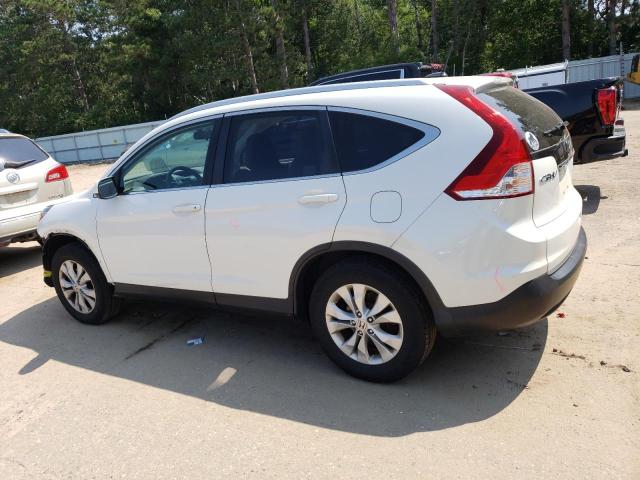 5J6RM4H72EL027432 - 2014 HONDA CR-V EXL WHITE photo 2