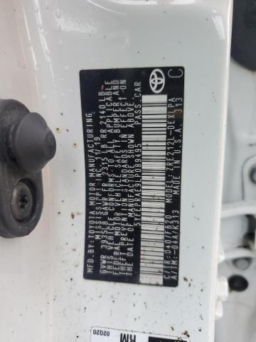 5YFEPRAE9LP089495 - 2020 TOYOTA COROLLA LE 白色 照片 13