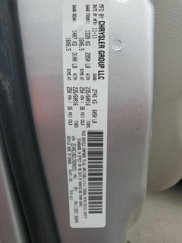 2C4RC1BG1CR200331 - 2012 CHRYSLER TOWN & COU TOURING Gümüş foto 13