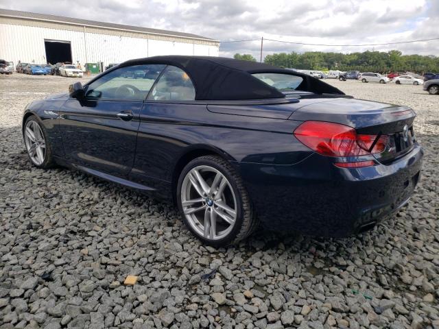 WBAYP1C57DDX00699 - 2013 BMW 650 XI BLUE photo 2