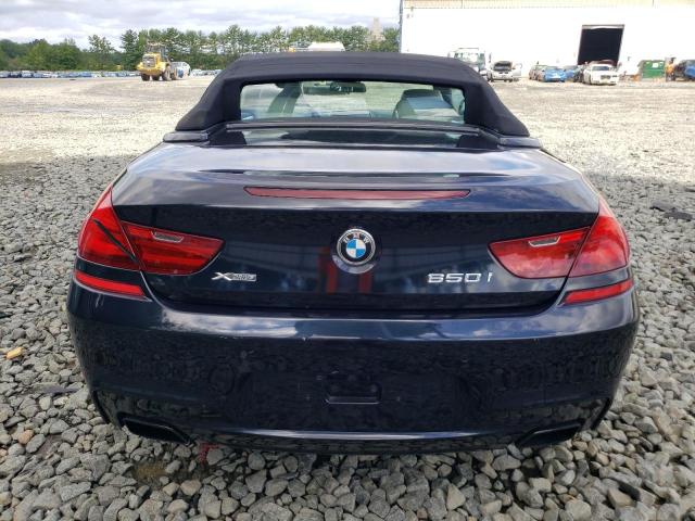 WBAYP1C57DDX00699 - 2013 BMW 650 XI BLUE photo 6