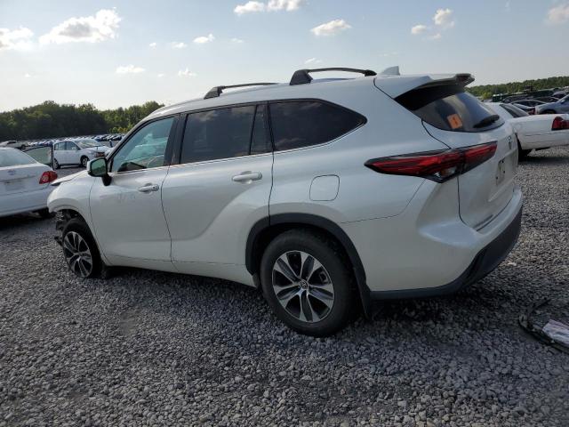 5TDGZRBH5LS509255 - 2020 TOYOTA HIGHLANDER XLE Biały zdjęcie 2