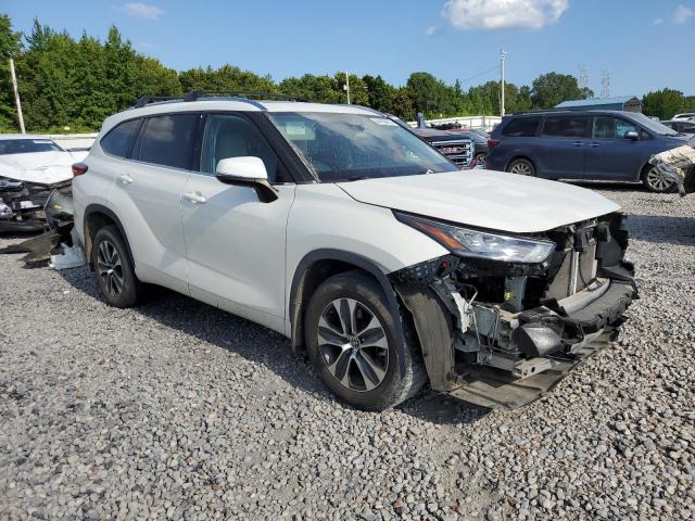 5TDGZRBH5LS509255 - 2020 TOYOTA HIGHLANDER XLE Biały zdjęcie 4