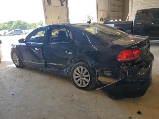 1VWAP7A32EC004832 - 2014 VOLKSWAGEN PASSAT S BLUE photo 2