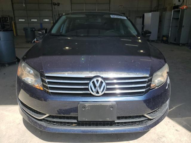 1VWAP7A32EC004832 - 2014 VOLKSWAGEN PASSAT S BLUE photo 5
