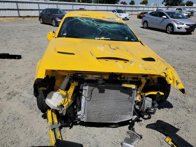 2C3CDZC9XJH121717 - 2018 DODGE CHALLENGER SRT HELLCAT YELLOW photo 5