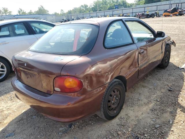 KMHVD14NXTU189870 - 1996 HYUNDAI ACCENT BASE BROWN photo 3