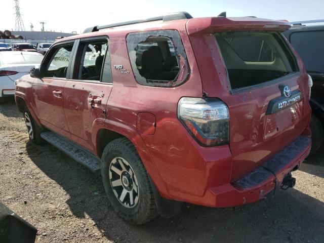 JTEPU5JR3M5929746 - 2021 TOYOTA 4RUNNER SR5/SR5 PREMIUM RED photo 2