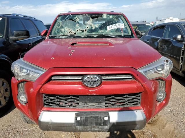 JTEPU5JR3M5929746 - 2021 TOYOTA 4RUNNER SR5/SR5 PREMIUM 红色 照片 5