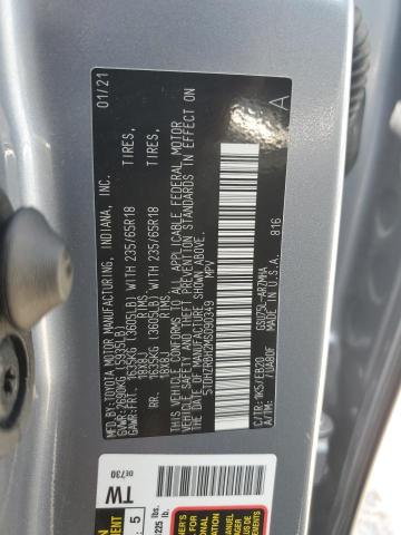 5TDHZRBH2MS090349 - 2021 TOYOTA HIGHLANDER XLE Gümüş foto 13