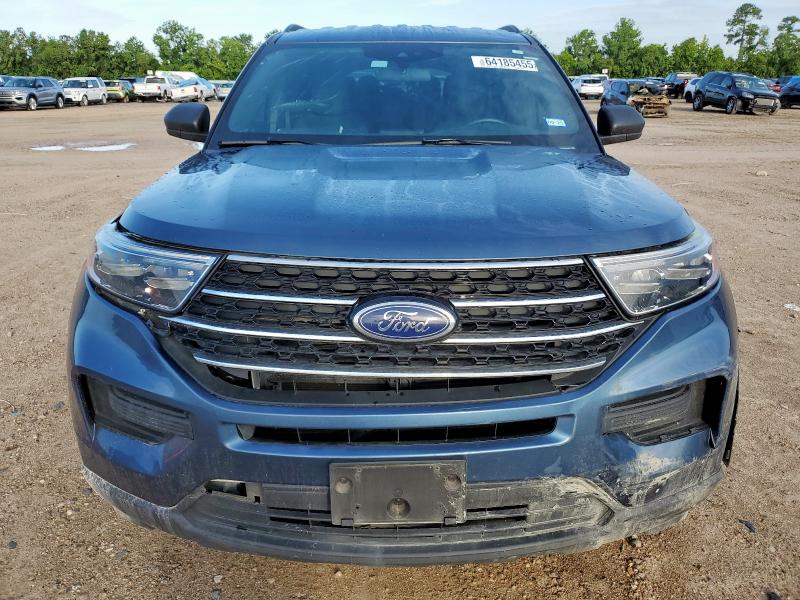 1FMSK7DH7LGB63263 - 2020 FORD EXPLORER XLT BLUE photo 5