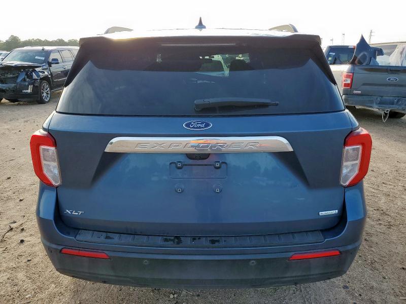 1FMSK7DH7LGB63263 - 2020 FORD EXPLORER XLT BLUE photo 6
