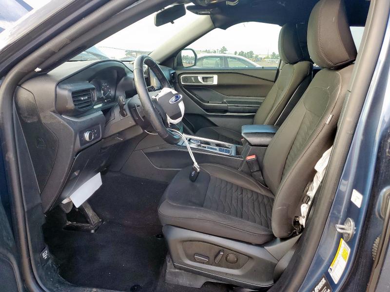 1FMSK7DH7LGB63263 - 2020 FORD EXPLORER XLT BLUE photo 7