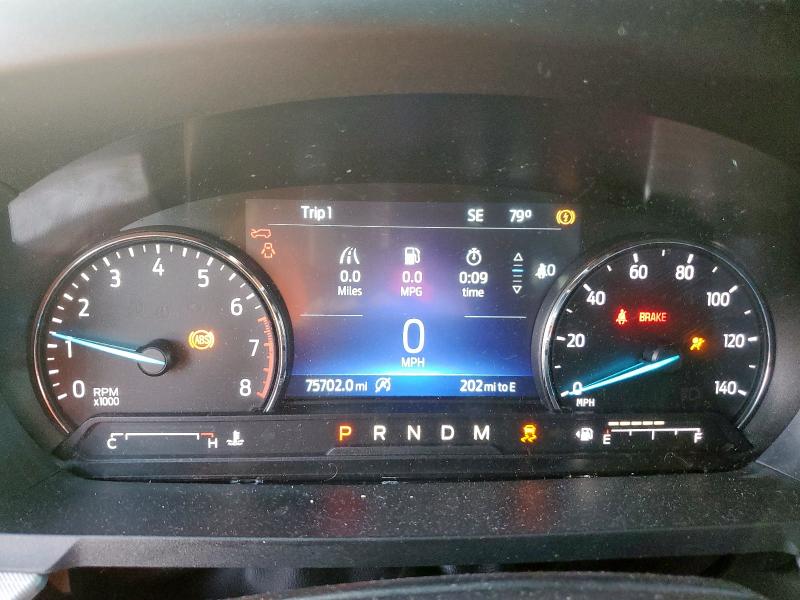 1FMSK7DH7LGB63263 - 2020 FORD EXPLORER XLT BLUE photo 9