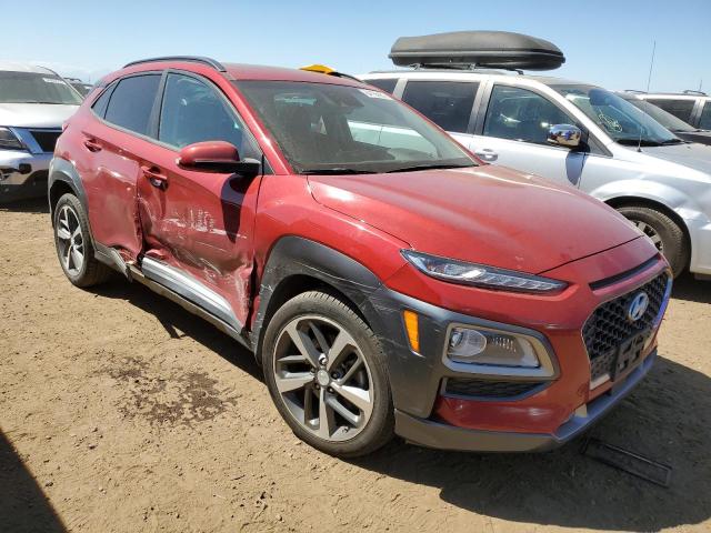 KM8K5CA50MU634411 - 2021 HYUNDAI KONA ULTIMATE RED photo 4