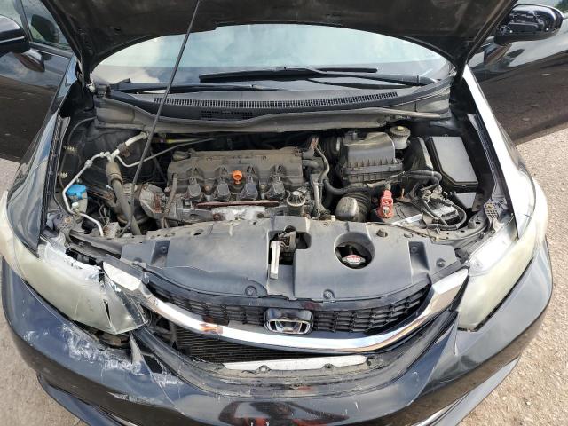 19XFB2F9XFE222342 - 2015 HONDA CIVIC EXL შავი ფოტო 11
