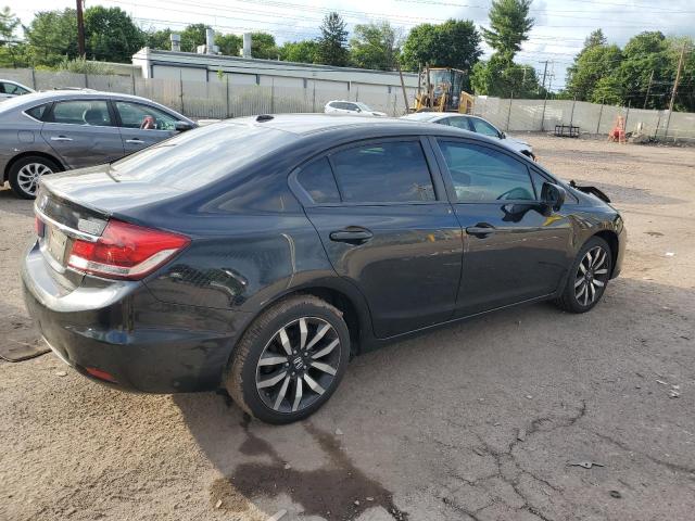 19XFB2F9XFE222342 - 2015 HONDA CIVIC EXL შავი ფოტო 3