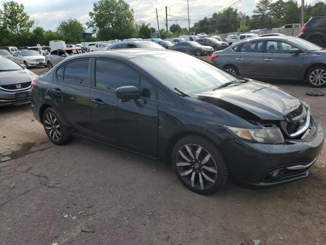19XFB2F9XFE222342 - 2015 HONDA CIVIC EXL შავი ფოტო 4