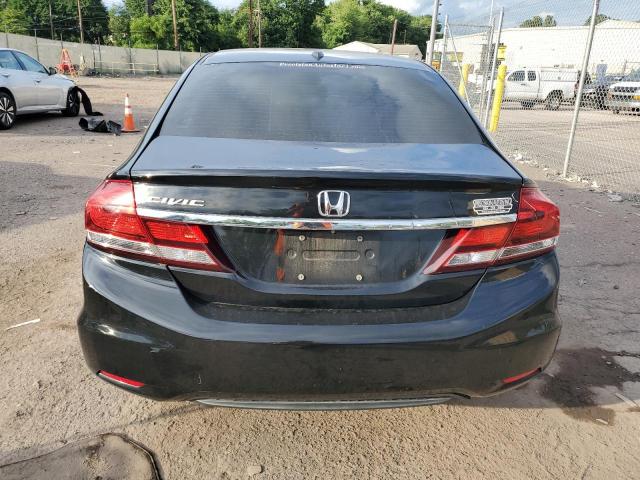 19XFB2F9XFE222342 - 2015 HONDA CIVIC EXL შავი ფოტო 6