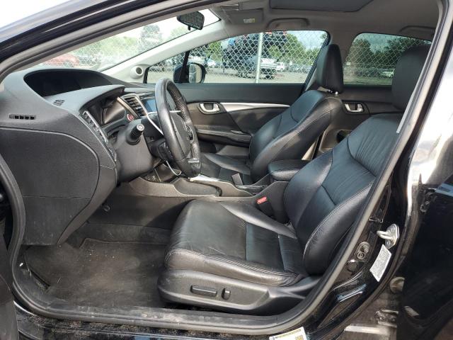 19XFB2F9XFE222342 - 2015 HONDA CIVIC EXL შავი ფოტო 7