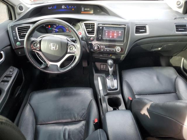 19XFB2F9XFE222342 - 2015 HONDA CIVIC EXL შავი ფოტო 8