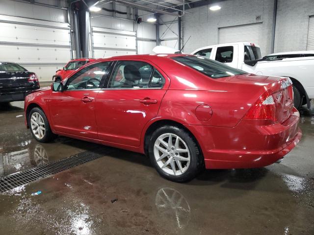 3FAHP0JG8AR348307 - 2010 FORD FUSION SEL RED photo 2