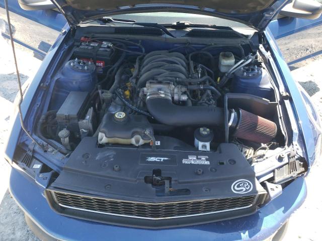 1ZVFT82H675352805 - 2007 FORD MUSTANG GT BLUE photo 11