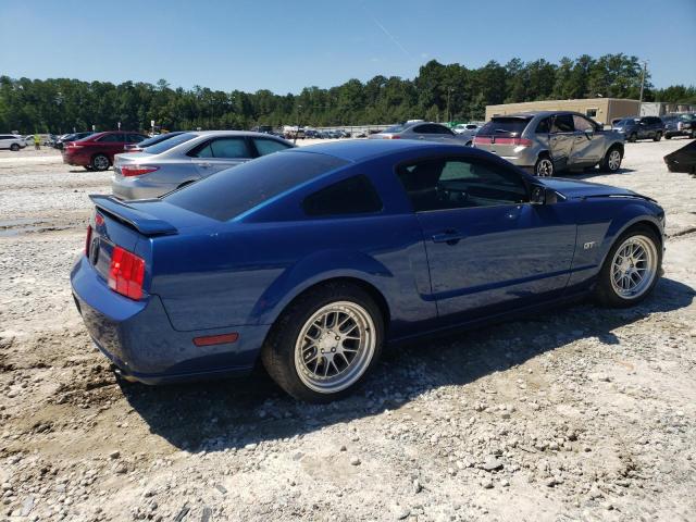 1ZVFT82H675352805 - 2007 FORD MUSTANG GT BLUE photo 3