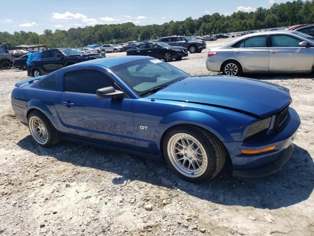 1ZVFT82H675352805 - 2007 FORD MUSTANG GT BLUE photo 4