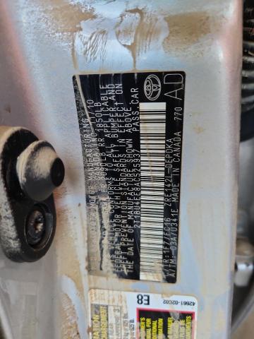 2T1BU4EE8AC525937 - 2010 TOYOTA COROLLA BASE SILVER photo 12