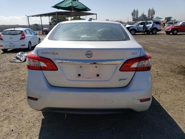 1N4AB7AP7DN902355 - 2013 NISSAN SENTRA S SILVER photo 6