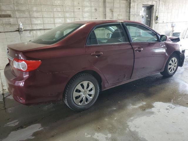 2T1BU4EE1BC586581 - 2011 TOYOTA COROLLA BASE RED photo 3