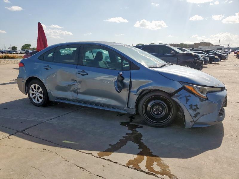 5YFEPRAE5LP127434 - 2020 TOYOTA COROLLA LE BLUE photo 4