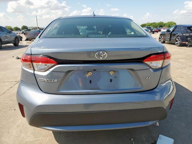 5YFEPRAE5LP127434 - 2020 TOYOTA COROLLA LE BLUE photo 6