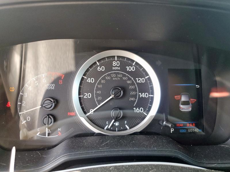 5YFEPRAE5LP127434 - 2020 TOYOTA COROLLA LE BLUE photo 9