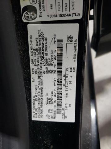 3FADP4BJ2KM138901 - 2019 FORD FIESTA SE BLACK photo 12