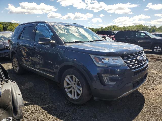 1FM5K7D87HGB27755 - 2017 FORD EXPLORER XLT BLUE photo 4