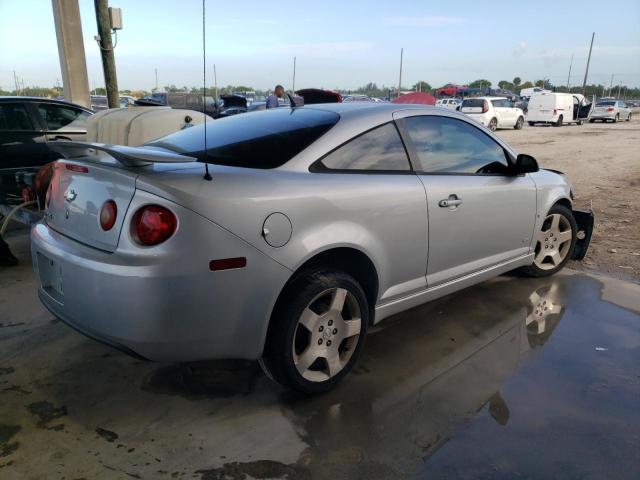 1G1AM18B177100980 - 2007 CHEVROLET COBALT SS SILVER photo 3