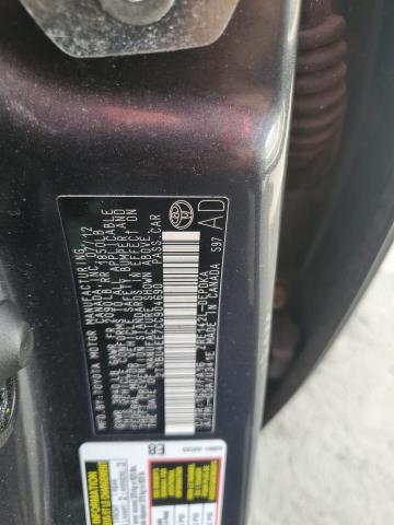 2T1BU4EE7CC904690 - 2012 TOYOTA COROLLA BASE Gri fotoğraf 12